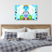 Indra Canvas Print 24 in X 16 in Leinwanddruck (Insitu (Schlafzimmer))