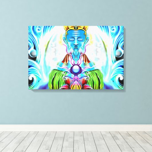 Indra Canvas Print 24 in X 16 in Leinwanddruck (Insitu (Holzboden))