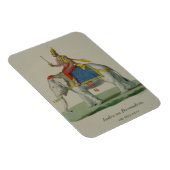 Indra, eingeprägt von Marlet et Cie (Farbe litho) Magnet (Rechte Seite)