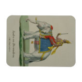 Indra, eingeprägt von Marlet et Cie (Farbe litho) Magnet (Horizontal)