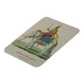 Indra, eingeprägt von Marlet et Cie (Farbe litho) Magnet (Linke Seite)