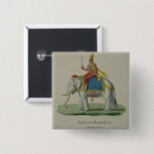 INDRA, graviert durch Marlet und Cie (Farbelitho) Button (Vorne & Hinten)