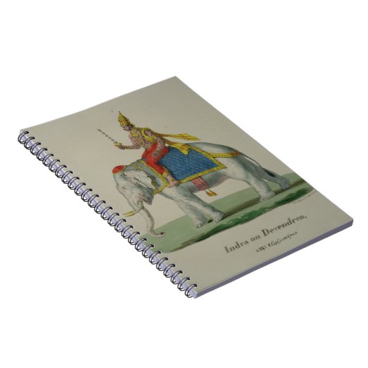 INDRA, graviert durch Marlet und Cie (Farbelitho) Notizblock (Rechte Seite)