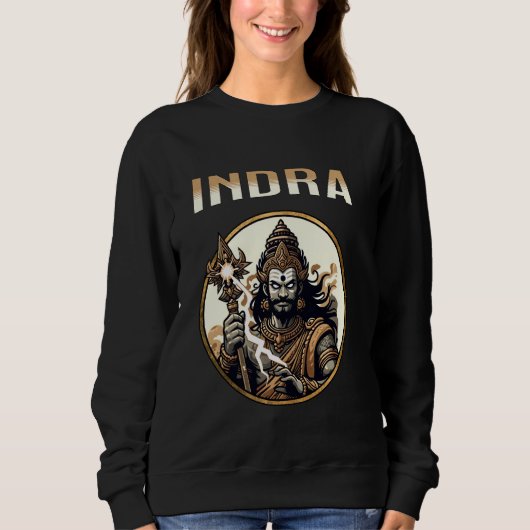 Indra Hindu Gott und König des Devas Hinduismus Sweatshirt (Vorderseite)