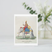 Indra oder Devendra, von 'L'Inde francaise..', eng Postkarte (Stehend Vorderseite)