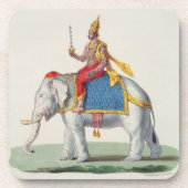 INDRA oder Devendra, von "L'Inde francaise…", Getränkeuntersetzer (Vorderseite)