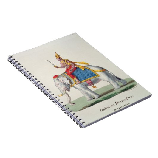 INDRA oder Devendra, von "L'Inde francaise…", Notizblock (Rechte Seite)