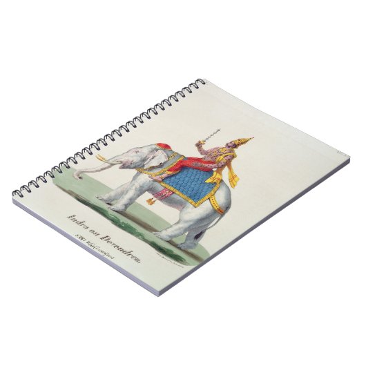 INDRA oder Devendra, von "L'Inde francaise…", Notizblock (Linke Seite)