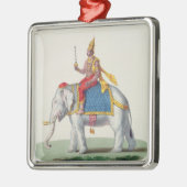 INDRA oder Devendra, von "L'Inde francaise…", Silbernes Ornament (Links)