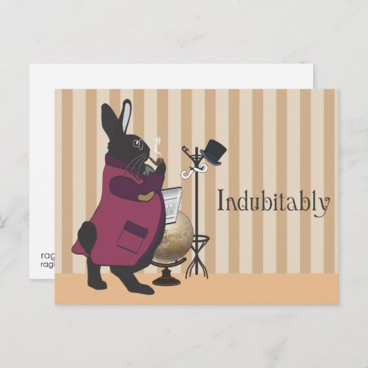 INDUBITABELN POSTKARTE (Vorne/Hinten)