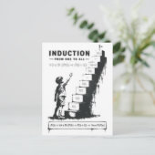 INDUCTION POSTKARTE (Stehend Vorderseite)