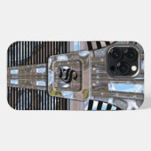 Indulgence Art Deco Monogramm iPhone Hülle (Rückseite (Horizontal))