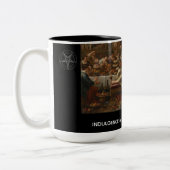 Indulgence is the Purpose of Life Zweifarbige Tasse (Links)