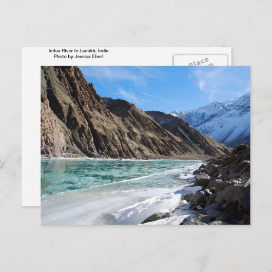 Indus River Postkarte (Vorne/Hinten)