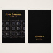 Industrial Black 2 Earring Holder Display Cards (Vorne & Hinten)