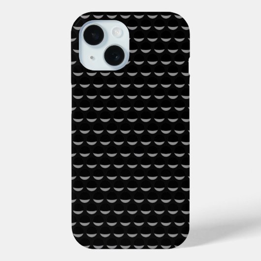 Industrial Composite Black Divets Print Case-Mate iPhone Hülle (Rückseite)