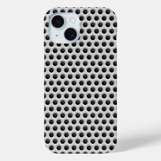Industrial Composite Modern Polka Dots Print Case-Mate iPhone Hülle (Rückseite)