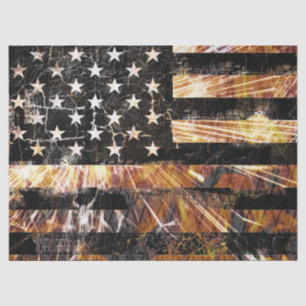 Industrial Construction Flag Sparks Seidenpapier