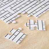 Industrial Grid-Black and White Modern Minimalist Puzzle (Seite)