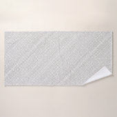 Industrial Grid-Modern Minimalistisch Geometric Badehandtuch (Badehandtuch)
