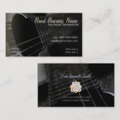 Industrial Grunge Guitar V.3.0 Business Card Visitenkarte (Vorne/Hinten)