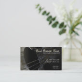 Industrial Grunge Guitar V.3.0 Business Card Visitenkarte (Stehend Vorderseite)