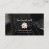 Industrial Grunge Guitar V.3.0 Business Card Visitenkarte (Rückseite)