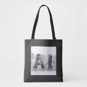 Industrial Letterform – AI Tasche (Vorderseite)