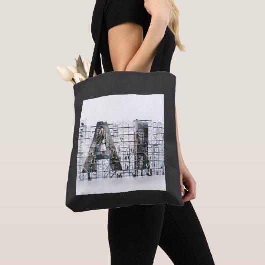Industrial Letterform – AI Tasche (Von Nahem)