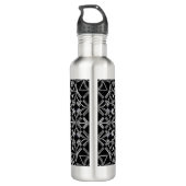 Industrial Mandala Edelstahlflasche (Rückseite)
