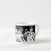 Industrial Metallurgical Combine Silhouette Espressotasse (Vorderseite Rechts)