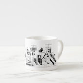 Industrial Metallurgical Combine Silhouette Espressotasse (Vorderseite Rechts)