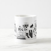 Industrial Metallurgical Combine Silhouette Kaffeetasse (Mittel)