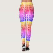 Industrial Minimalism Colors Abstrakt Ipanema Leggings (Rückseite)