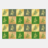 Industrial Modern Abstrakt Art Patterns Weihnachte Geschenkpapier Set (Vorderseite 3)