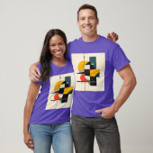 Industrial Rhythm Abstract Art 2 T-Shirt (Unisex)