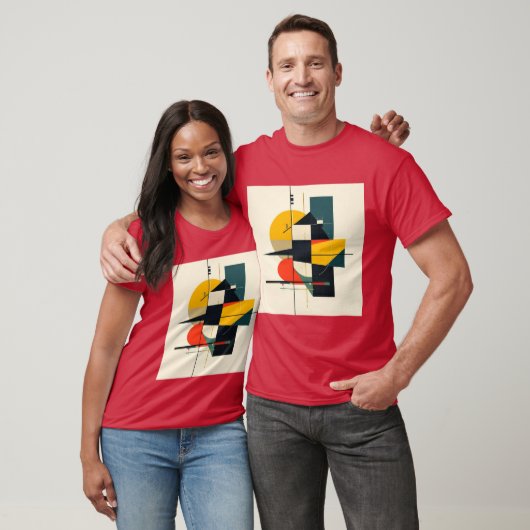 Industrial Rhythm Abstract Art T-Shirt (Unisex)