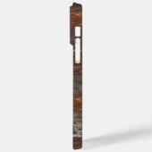 Industrial Rusted Metal Texture iPhone Case (Rückseite / Links)