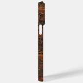 Industrial Rusted Metal Texture iPhone Case (Rückseite / Rechts)