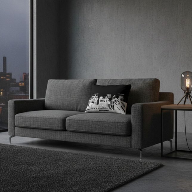 Industrial Skyline Accent Pillow Dekokissen (Von Creator hochgeladen)