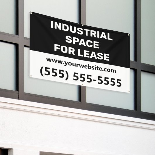 Industrial Space Lease Banner (Äußeres Gebäude)