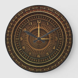 Industrial steampunk clock große wanduhr