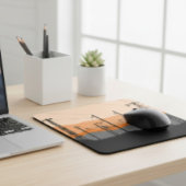 Industrial Sunset Power Lines Mousepad