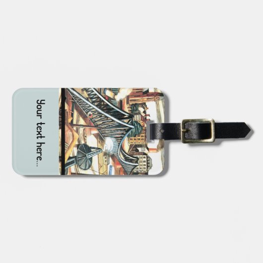 Industrie Gepäckanhänger (Vorderseite horizontal)