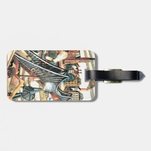 Industrie Gepäckanhänger (Rückseite horizontal)