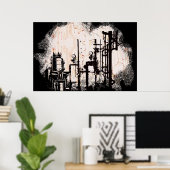 Industrie Poster (Heimbüro)