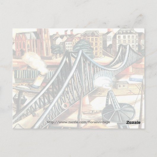 Industrie Postkarte (Rückseite)