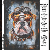Industrie Retro Steampunk Bulldog EF2L Decoupage Seidenpapier