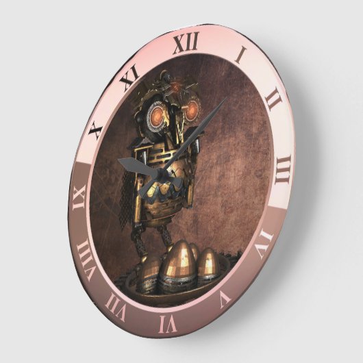 Industrie-Steamschüssel und Eier Große Uhr (Winkel)