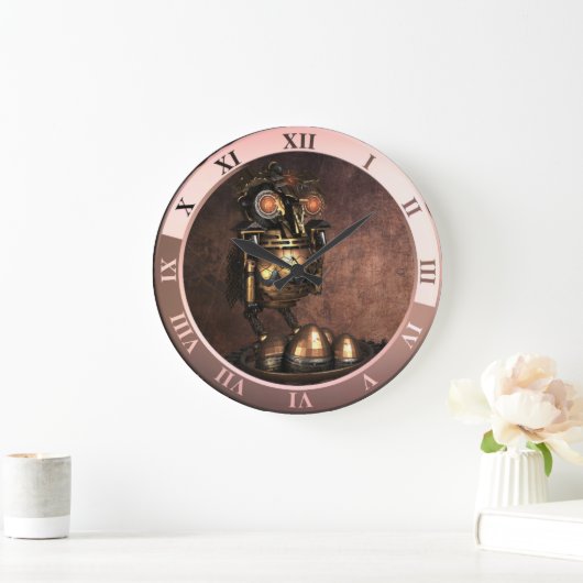 Industrie-Steamschüssel und Eier Große Uhr (Zuhause)